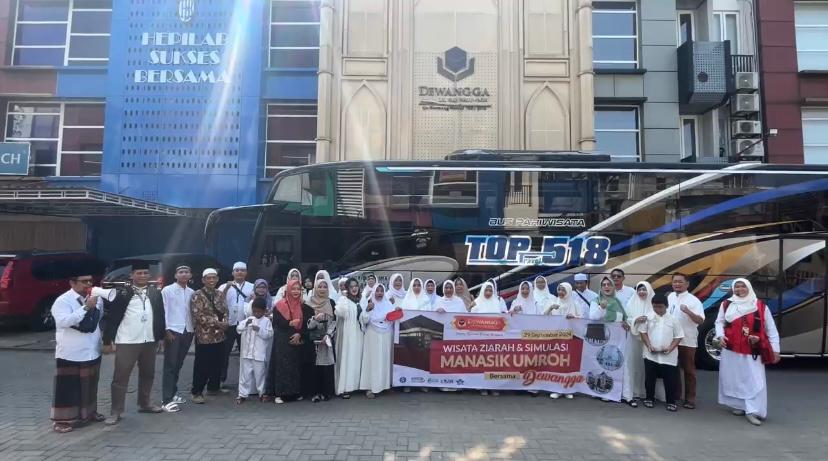 DEWANGGA GELAR WISATA ZIARAH DAN SIMULASI MANASIK UMRAH, JEMAAH: SEMOGA SETELAH INI BISA UMRAH BENERAN